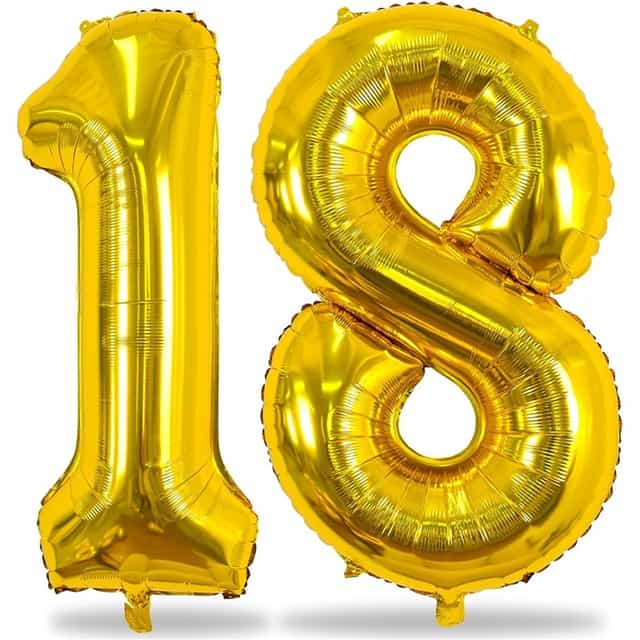 18 Yaş Folyo Balon