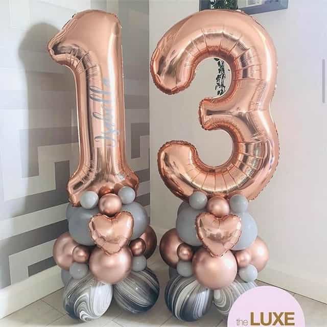 2 Adet Rakamli Balon Buketi