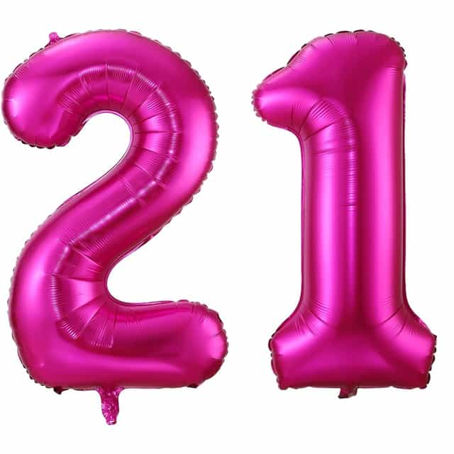 21 Yaş Folyo Balon