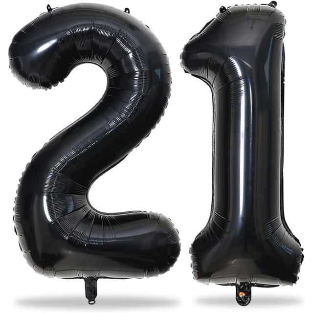 21 Yaş Folyo Balon