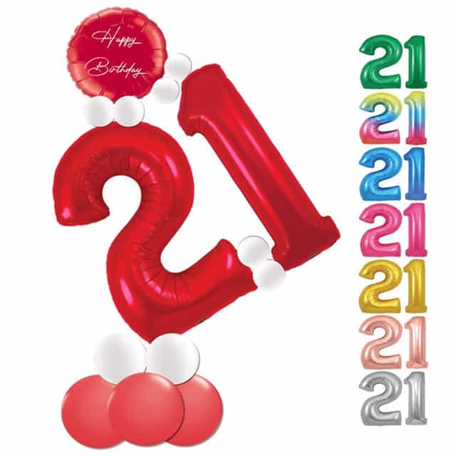 21 Yaş Folyo Balon