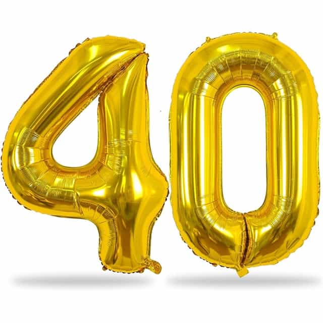 40 Yaş Folyo Balon