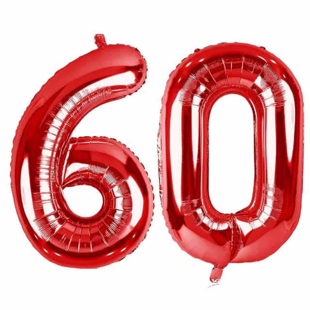 60 Yaş Folyo Balon