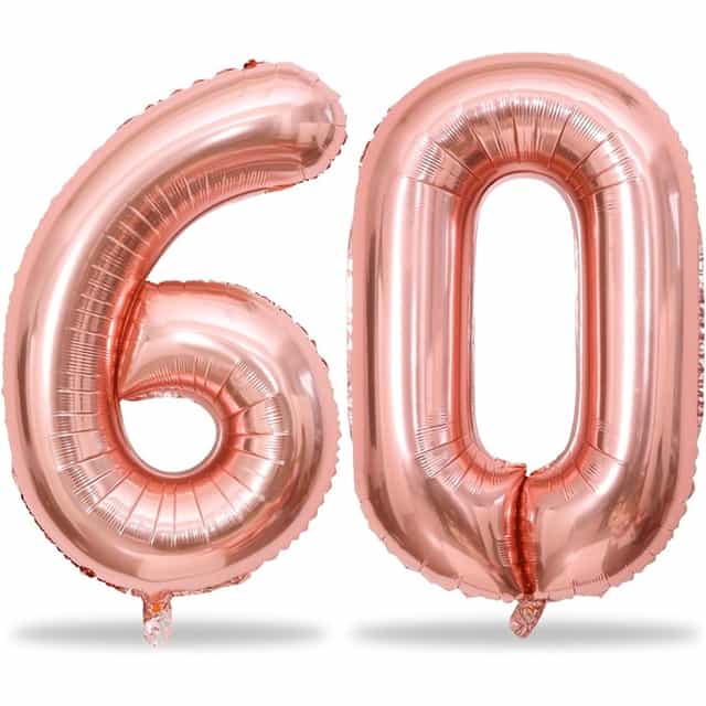 60 Yaş Folyo Balon