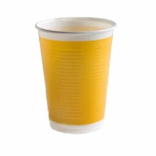 Sarı Plastik Bardak 10 Ad