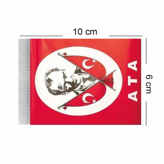 Ata Mini Boy İpli Bayrak