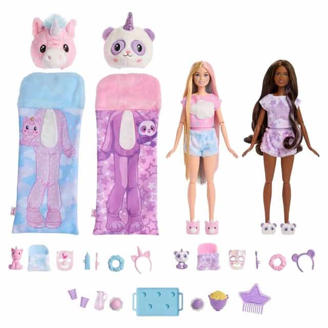 Barbie Cutie Reveal Pijama Partisi Oyun Seti