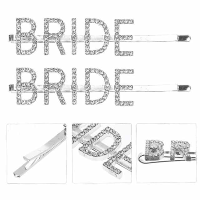 Bride Gümüş Taşlı Pens Toka