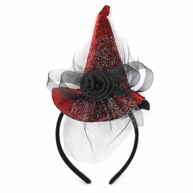 Cadılar Bayramı Halloween Kırmızı Taç