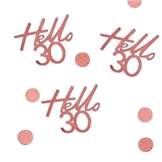 Ginger Ray 30 Yaş Konsept Masa Konfetisi