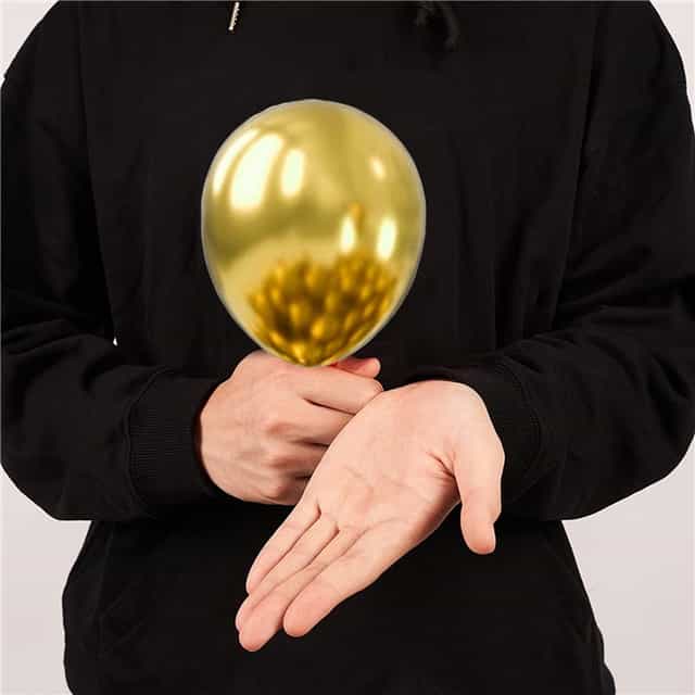 Gold Renkli Mini Krom Balon