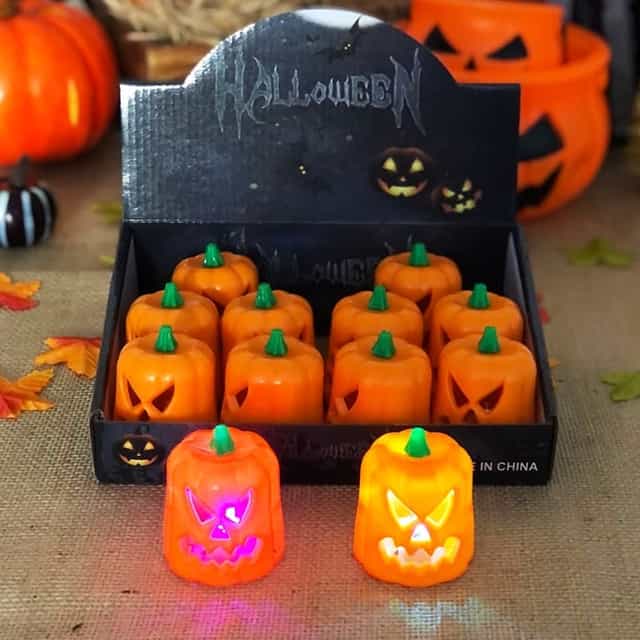Halloween Dekoratif Pilli Led Mum