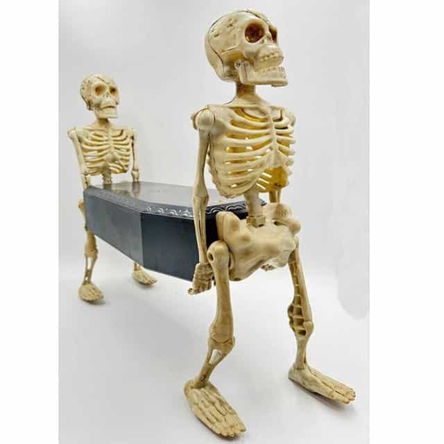 Hareketli Sesli Tabut Taşıyan 2 Li İskelet