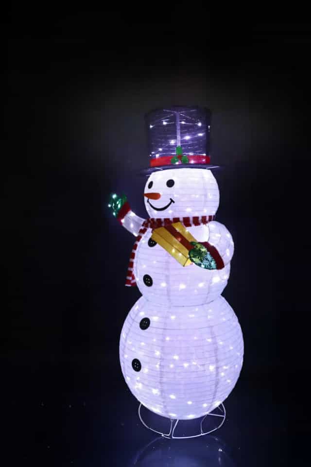 Yılbaşı Kardan Adam Dekor Ledli 180 CM