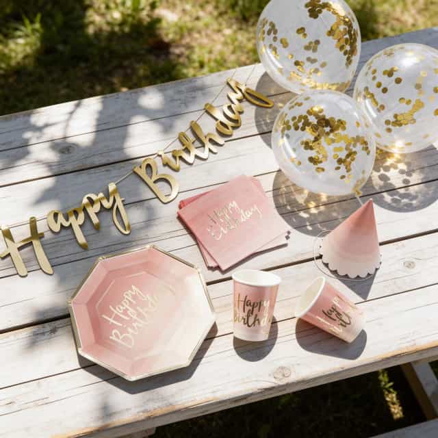 Ginger Ray Gold Parti Seti