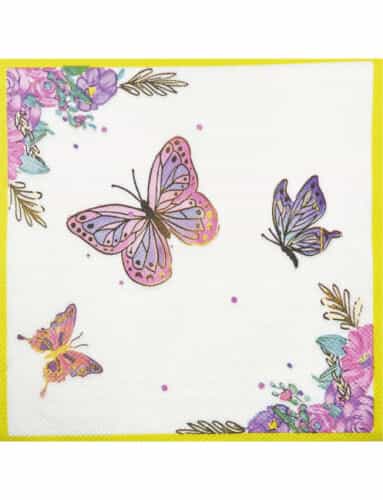 Kelebek Temalı Peçete 20 Adet