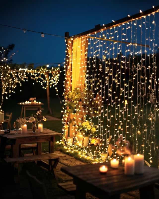 Perde Saçak Yılbaşı Led Günışığı 3*3 Metre Işık