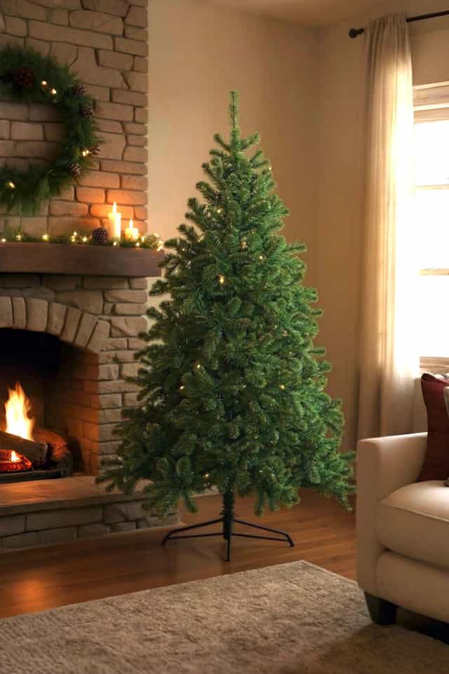 190 Cm Yeşil Renkli Yılbaşı Çam Ağacı 720 Yoğun Dallı