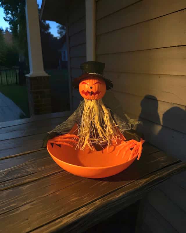 Hareketli Balkabağı Şeker Kasesi