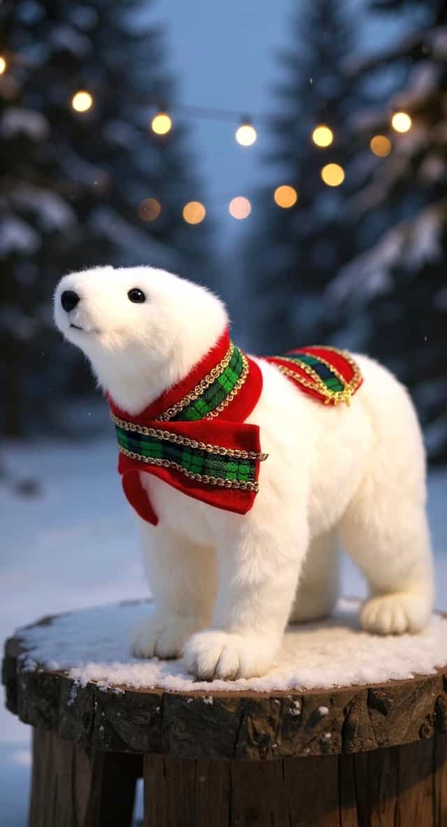 Kutup Ayısı Dekor Oyuncak Süs