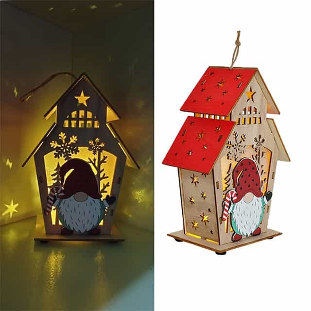 Işıklı Noel Baba Evi