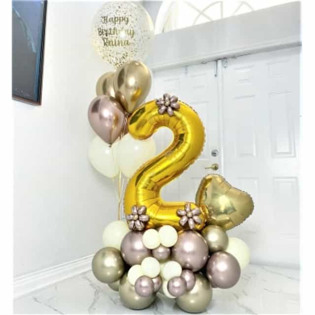 Kişiselleştirilebilir Yaş Temalı Balon Buket Aranjman