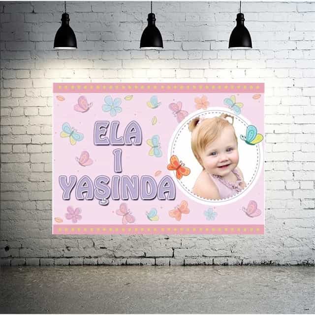 Kişiye Özel Kelebek Afiş