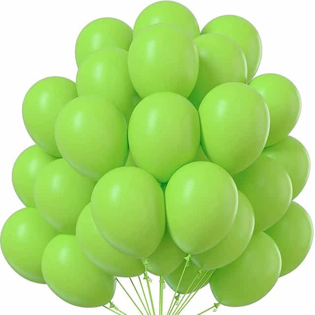 Yeşil Renkli Makaron Soft Balon