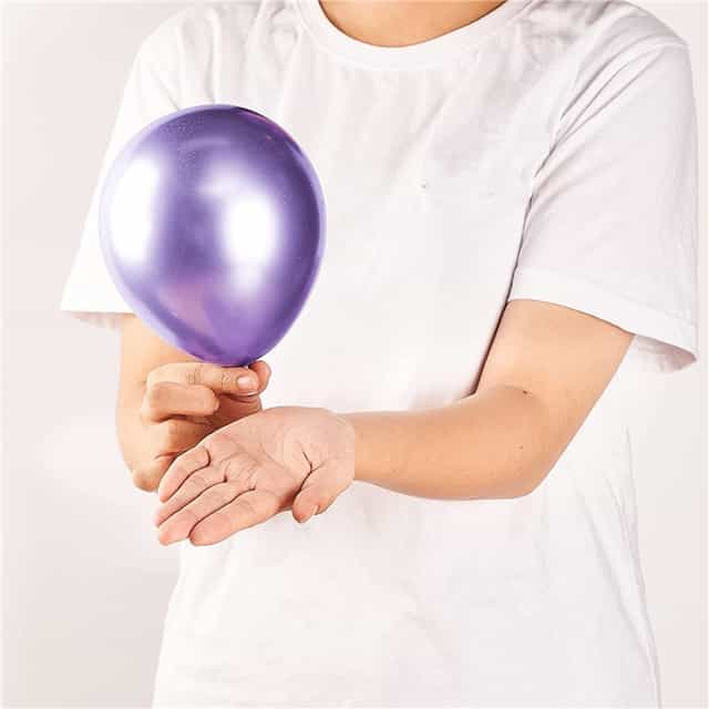 Mor Renkli Mini Krom Balon
