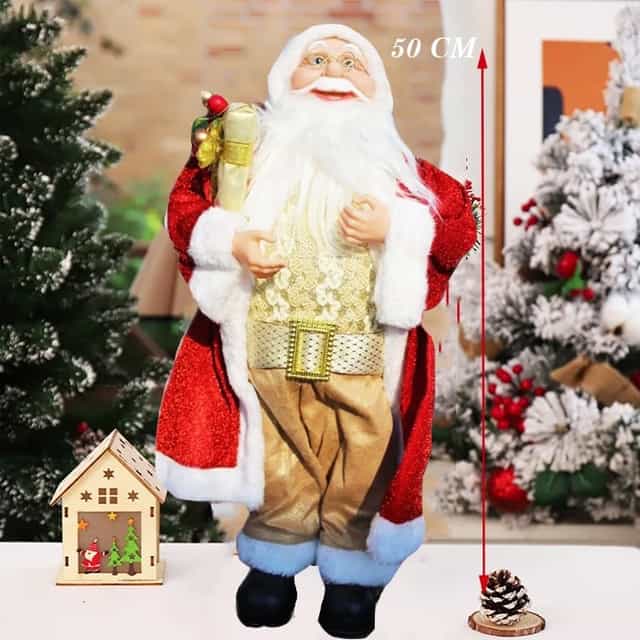 Peluş Noel Baba Dekoratif Süs 62 cm
