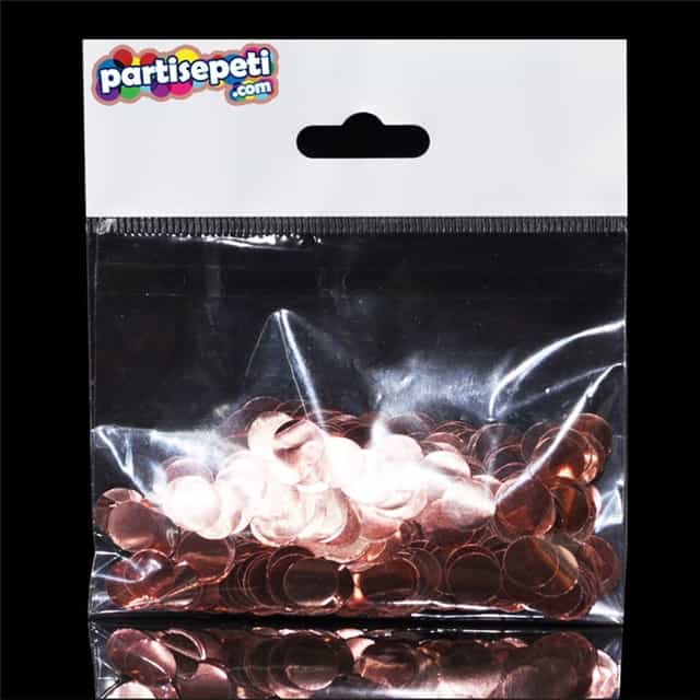 Rose Gold Renkli Metalik Konfetisi