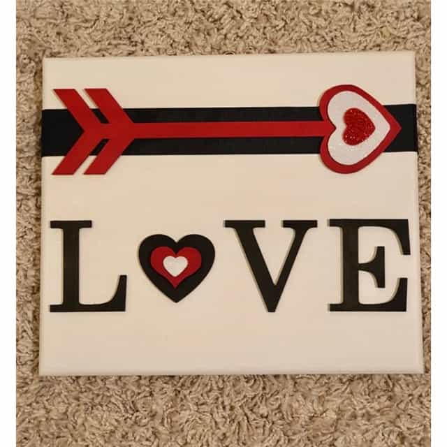 Love Yazılı Duvar Süsleri