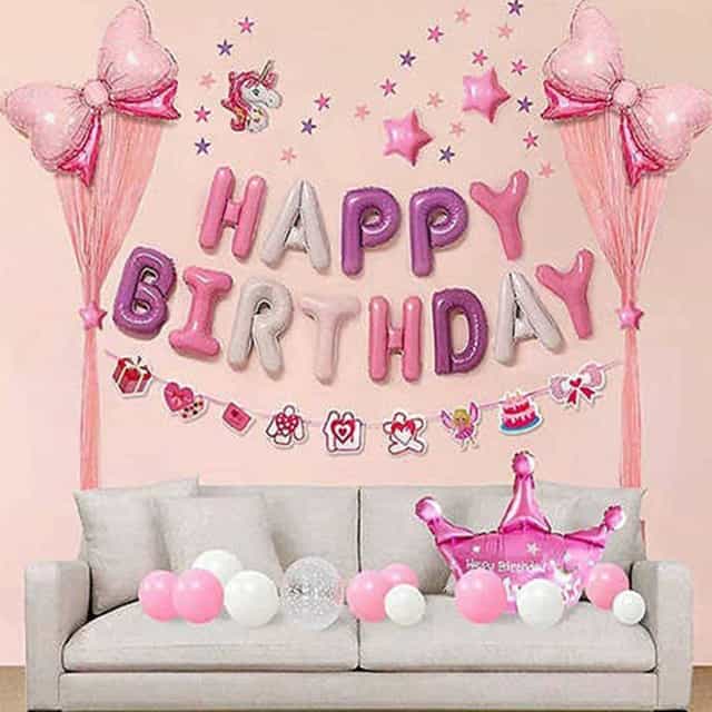 Soft Renkli Happy Birthday Harf Folyo Balon