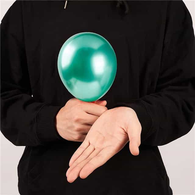 Yeşil Renkli Mini Krom Balon